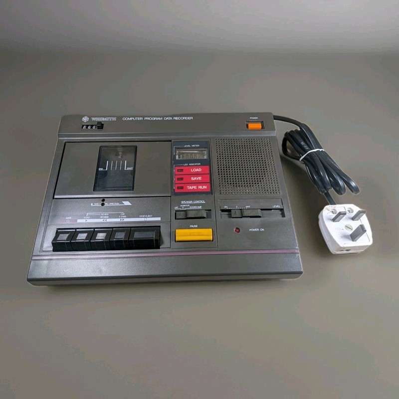 WH Smith CPD 8300 Vintage Computer Program Data Cassette Recorder - Working