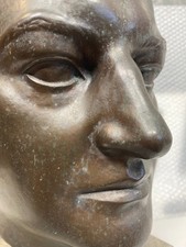 Bronze Figur Büste, Oswald Causin deutscher Bildhauer Neuss