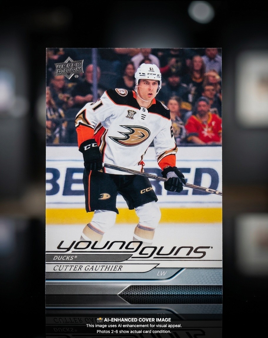 2024-25 Upper Deck Young Guns Cutter Gauthier Rookie RC #212 Anaheim Ducks