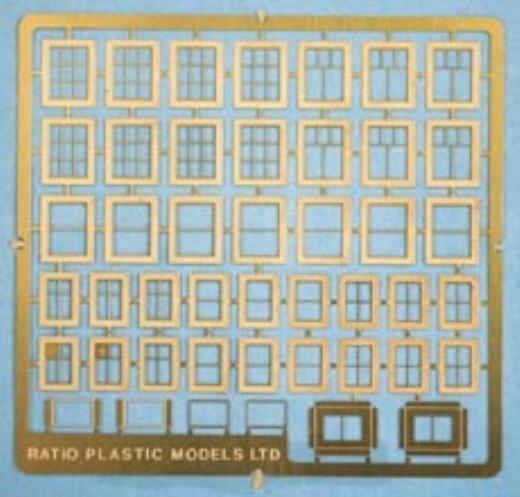 Ratio 310 Domestic Windows (Etched Metal) N Gauge