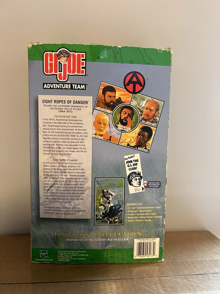 Hasbro GI Joe Adventure Team Eight Ropes of Danger Timeless Collection 2002 - Image 3 of 4