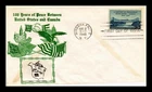 DR JIM STAMPS US COVER CANADA FRIENDSHIP 100TH ANNIVERSARY FDC CROSBY PHOTO