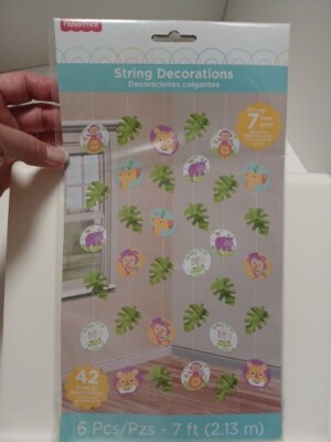 FISHER PRICE Hello Baby STRING DECORATIONS (6)~ Shower