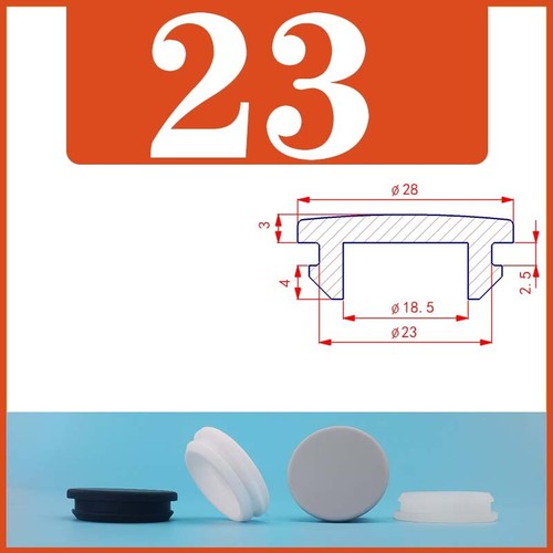Silicone Rubber Grommet Plug Bung Cable Wiring Protect Bushes Snap-on 2.5-50.6mm - Picture 39 of 56