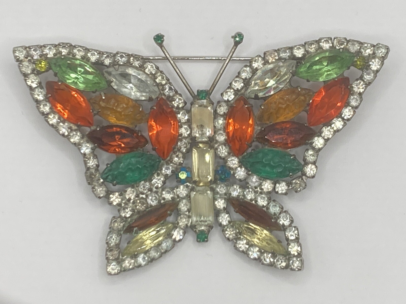 Kenneth Jay lane Butterfly Brooch Rare - image 3