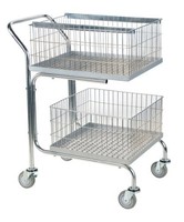 Vestil Mail-55 Steel 2 Trays Cart, 200-lb. Load Capacity, 39 X 18 X 31, New, on sale Vestil Mail-55 Steel 2 Trays Cart, 200-lb. Load Capacity, 39 X 18 X 31, New, on sale