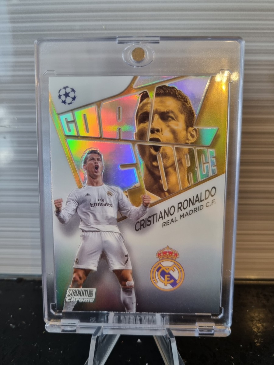 メッシ ロナウド Topps Chrome リフラクター 2枚セット 鑑定済 クリスティアーノ・ロナウド Topps Stadiam Club Chrome(TOPPS