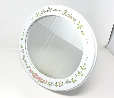 Ashton-Drake Galleries, Wood Framed Mirror, ''Pretty As A Picture'' 13 x11 
