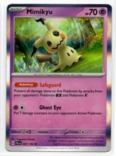 Pokemon Paldea Evolved Holo Rare 97/193 Mimikyu