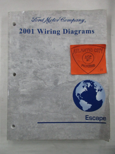 2001 FORD ESCAPE WIRING DIAGRAMS