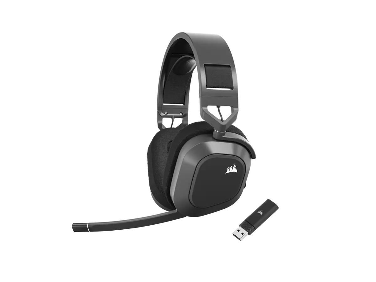 Corsair HS80 MAX Wireless Multiplatform Gaming Headset with Bluetooth -  Dolby At