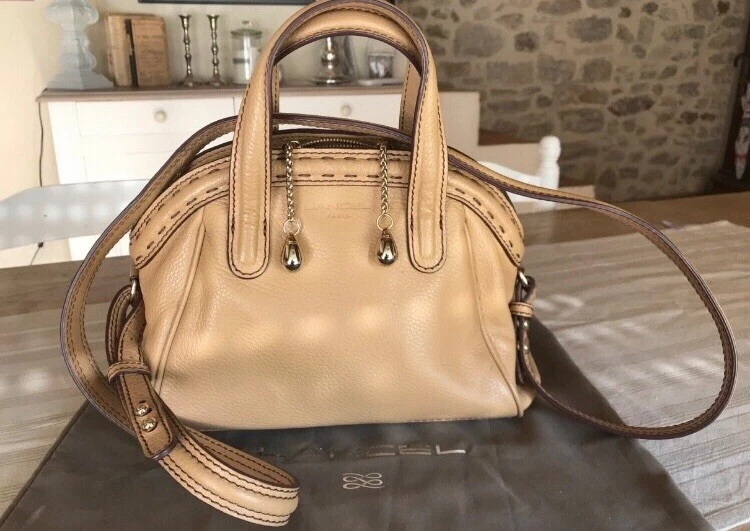 Sac Lancel La Charmeuse Cuir Beige eBay