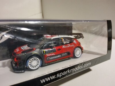 1/43 Spark Citroen C3 WRC 2017 Monte Carlo Rally, Kris Meeke / Paul Eagle #7 