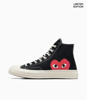 Converse X Comme des Garçons Chuck 70 Play High Top Black