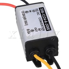 DC12V24V to 6V 5A 30W Black White Red Yellow Metal Plastic Power Converter
