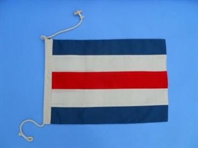 Handcrafted Model Ships Letter C Cloth Nautical Alphabet Flag - 20'' Decorative 