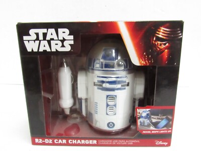 Star Wars Think Geek NIB Factory Sealed 2x USB Ports R2-D2 Car Charger