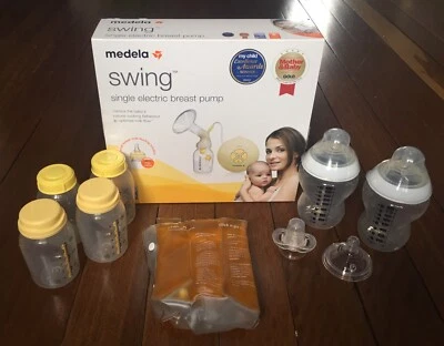 Medela Swing Single Electric Breast Pump Free Accessories