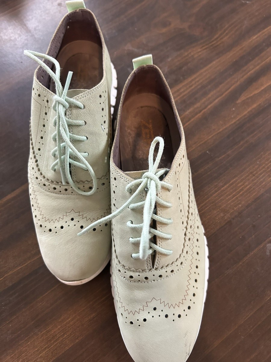 Cole Haan Green Knit Oxfords Cole Haan Men main image 3