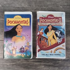 Disney Pocahontas Pocahontas 2 VHS Set Clamshell Walt Disney Movie Movies