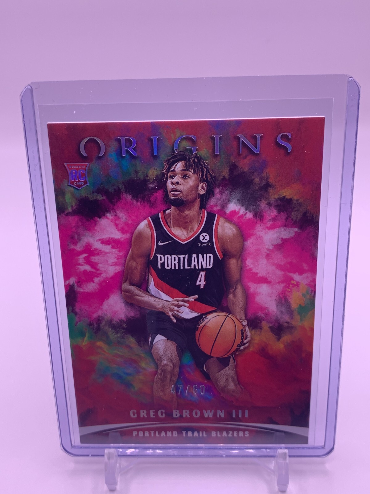 2021-22 Origins Rookie Greg Brown III RC Red 47/60 #86