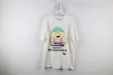 Vintage 90s Comedy Central Mens Large South Park Cartman Beefcake T-Shirt White