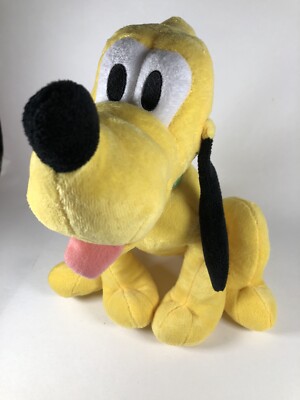 Disney Just Play Plush Pluto 11  Yellow Dog Stuffed Animal Toy