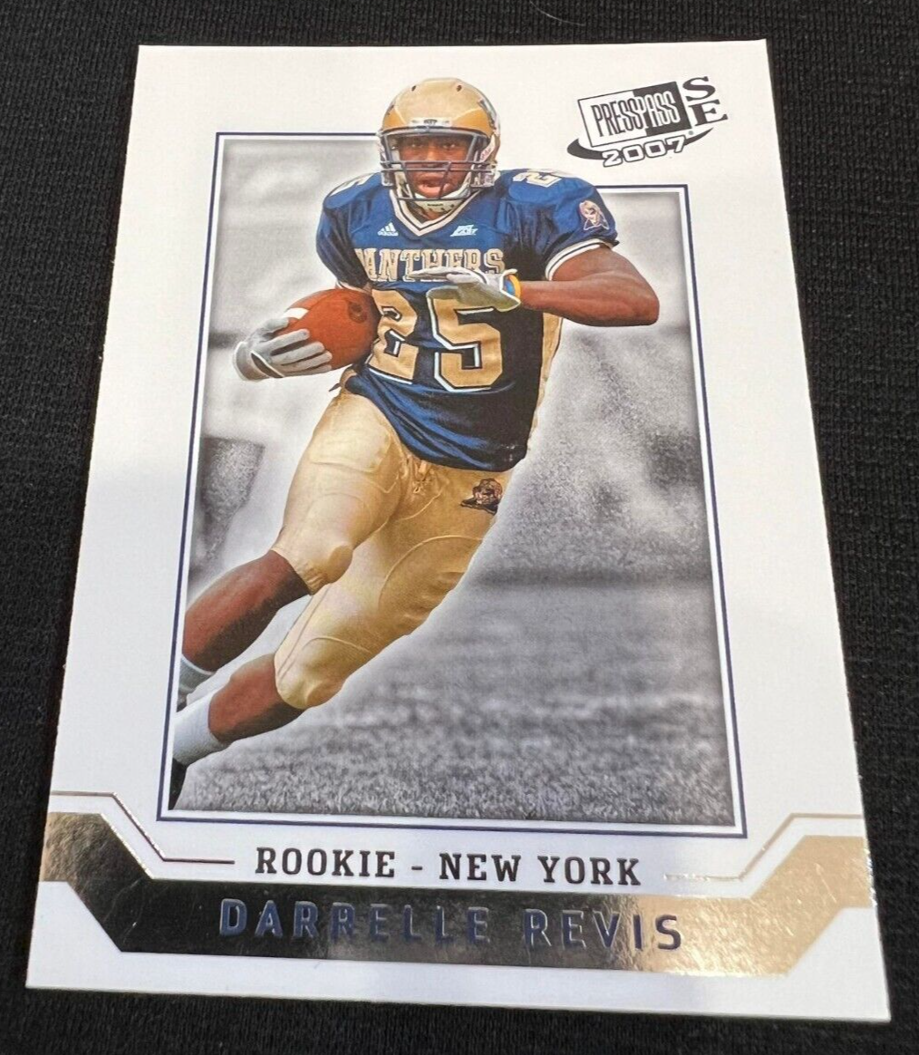 DARRELLE REVIS Pitt Panthers 2007 Press Pass SE Rookie Card RC #45