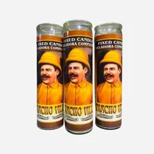 3x Set, PANCHO VILLA Veladora Preparada Levanta Negocio