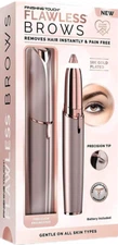 Flawless Finishing Touch Eyebrow Electric Hair Remover w/LED Instant & Painless