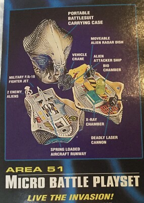 Independence Day ID4 SET OF 2 MICRO BATTLES PLAYSET Item No:30667