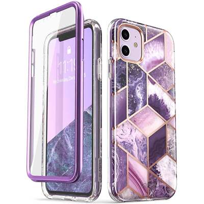 Handyhülle für iPhone 11 Supcase Case Cover Futeral Tasche Schutzhülle Violett