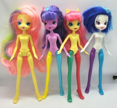 MLP Equestria Girls ROSELUCK FLUTTERSHY DJ PON-3 TWILIGHT SPARKLE Rainbow Rocks