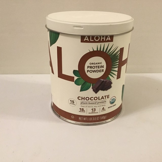 ALOHA ORGANIC PROTEIN POWDER PLANT BASED PROTEINCHOCOLATE