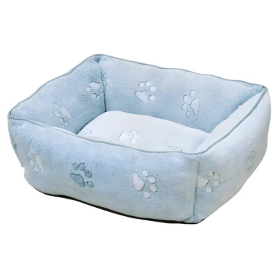 Nobby Hundebett Paw grau eckig, kuschelig mit Pfotenapplikation fr Hunde |  eBay.de