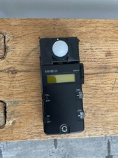 Minolta Flash Meter III with Leather Case Untested - Parts/Repair 