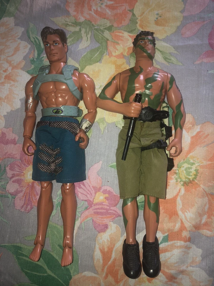 COPPIA  GIOCATTOLI Action Man Vintage da collezione o gioco - Immagine 2 di 4