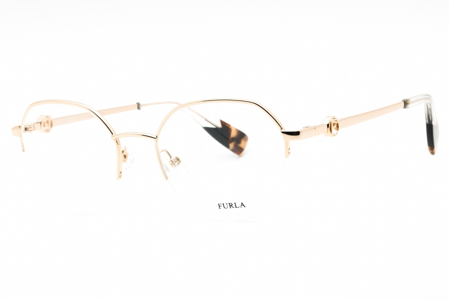 Женские очки FURLA VFU358-300Y-50 размер 50 мм 19 мм 135 мм золотые 7990₽
