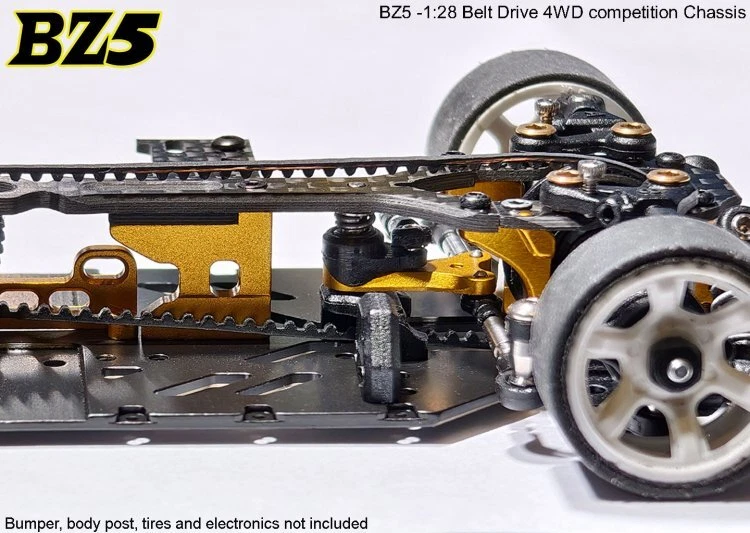 Atomic BZ5 Belt Drive 4WD Chassis Kit (No electronics) - Image 2 of 4