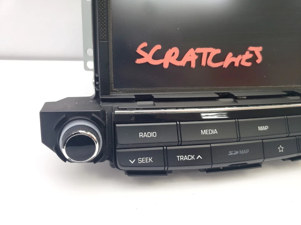 HYUNDAI TUCSON MK3 TL STEREO HEAD UNIT SAT NAV 96560D71104X 2018 - Image 4 of 4