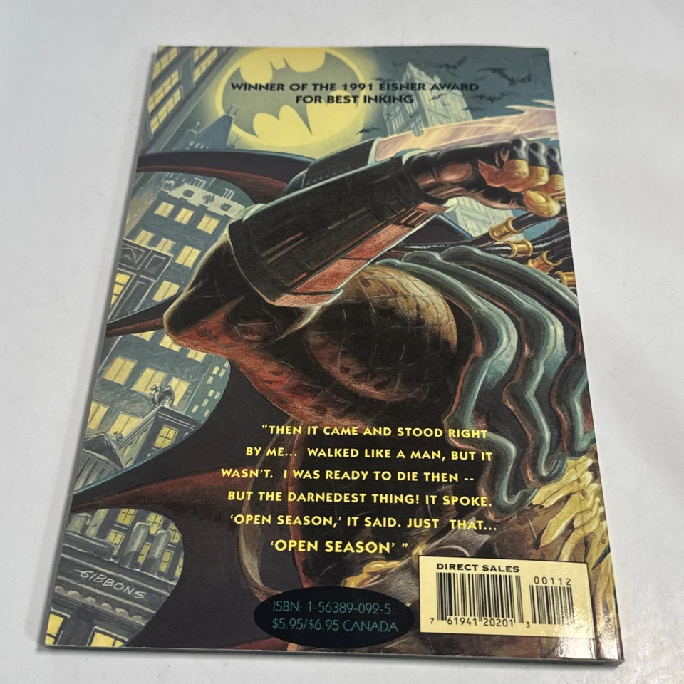 Batman Versus Predator La Edición Coleccionada TPB DC DH 1993 RARO 2ª Impresión Foto 3 de 4
