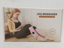 Leg Foot Massager Heat Air Compression Circulation Muscles Relax Pain Relief 