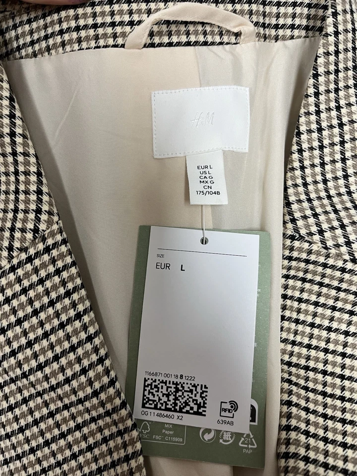 HM BNWT Loose Fit Blazer Size L/XL - Image 2 of 4