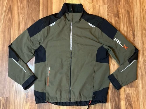 RLX Ralph Lauren Men's Expedition Technology Green Jacket Reflective Zip size L - product listing photo