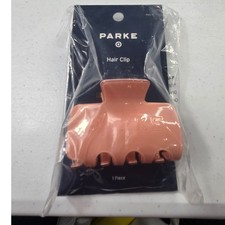 Target x Parke Womens Hair Claw Clip Peach Orange NWT