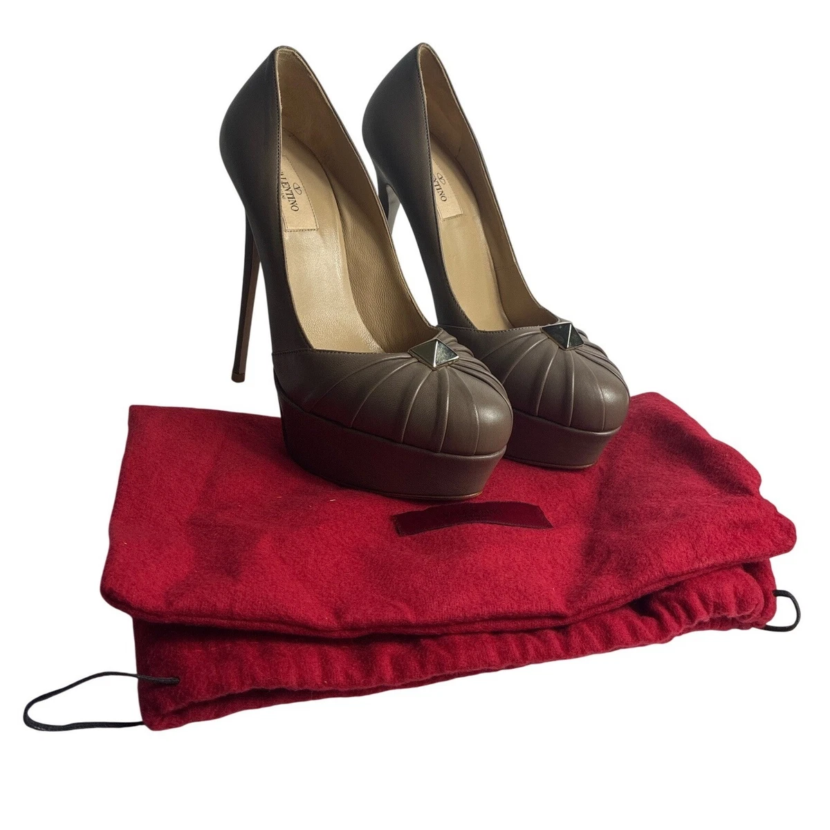 Valentino Gray Heels for Women for sale | eBay