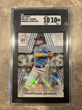 2023 TOPPS SERIES 2 - JONATHAN ARANDA BASEBALL STARS AUTO RC #BSA-JAR SGC 10/10