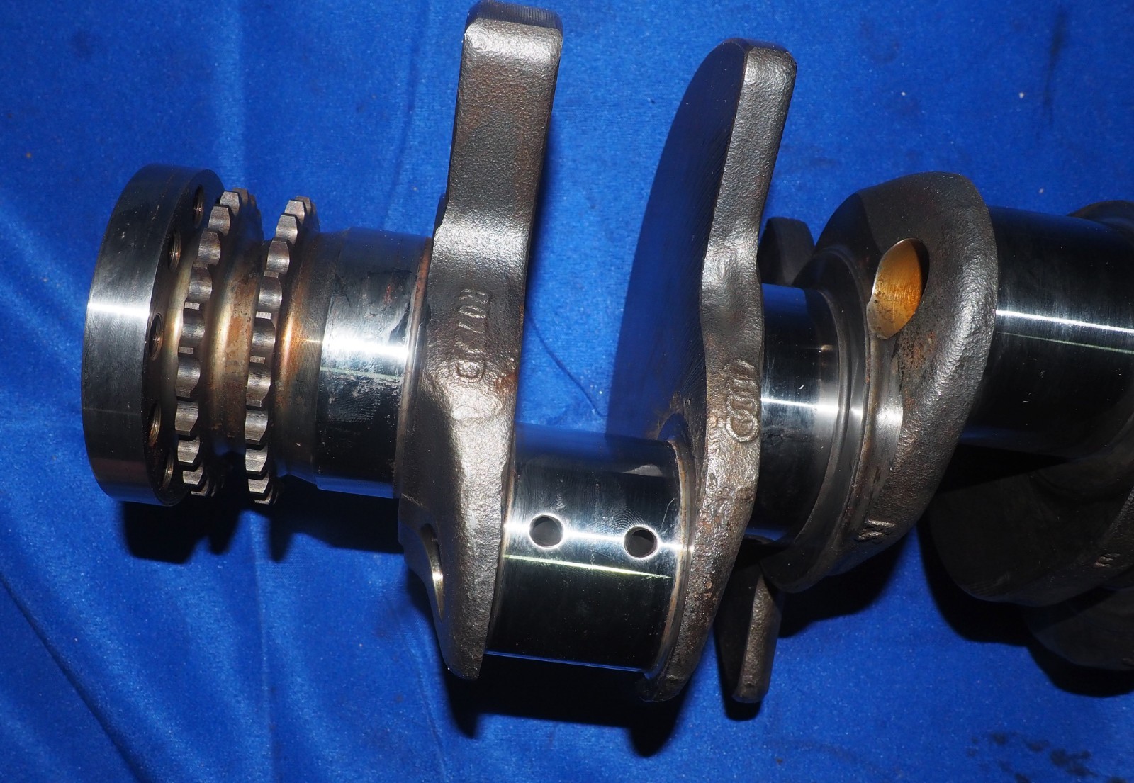 2014-2018 Audi RS7 Bentley GT GTC 4.0L V8 Engine Crankshaft OEM Polished Note
