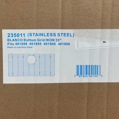 Blanco 235011 Stainless Steel 33'' Stainless Steel Sink Grid