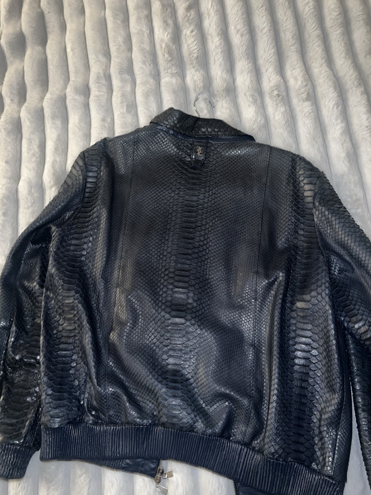 Billionaire - Authentic Python Bomber Jacket Men - image 12